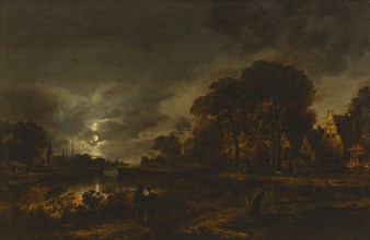 Moonlight Landscape. Creator: Aert van der Neer.