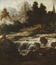 Landscape with a Waterfall. Creator: Allart van Everdingen.
