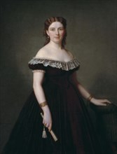 Jane Cederlund, 1869. Creator: Amalia Lindegren.