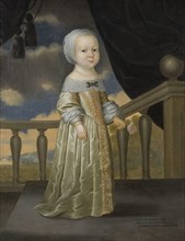 Kristina Sabina, 1643-44, princess of Holstein-Gottorp. Creator: Julius Strachgen.