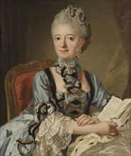 Lovisa Ulrika, 1720-1782, Princess of Prussia, Queen of Sweden, 1768. Creator: Lorens Pasch the Younger.