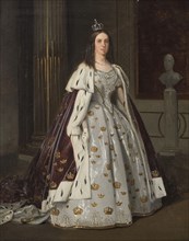 Lovisa, 1828-1871, queen, married to king Karl XV, 1860. Creator: Karl Stefan Bennet.
