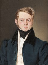 Male portrait, 1828. Creator: Christian Albrecht Jensen.