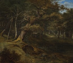 Hare-hunt in a Beech Forest, 1826. Creator: Johann Christian Michael Ezdorf.