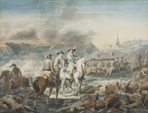 King Gustav II Adolf of Sweden at Wittstock, 1810. Creator: Emanuel Limnell.