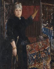 Mrs Caroline Schloss, 1885. Creator: Ernst Josephson.