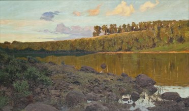 Lake in the Forest, 1898. Creator: Gottfrid Kallstenius.
