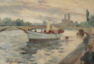Motif from the Seine, 1894. Creator: Helmer Osslund.