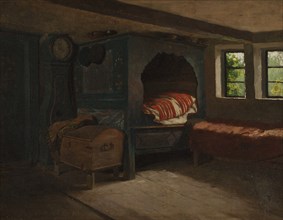 Interior of a Farmer's Cottage in Skåne. Creator: Jacob Kulle.
