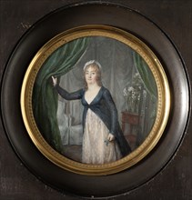 Marie Suzanne Doucet de Surigny, nee de Bussièrre de Roche (1751-1825), marquise..., c.1790. Creator: Jeanne-Marie de Surigny.
