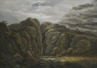 Norwegian Mountain Landscape, 1819. Creator: Johan Christian Dahl.