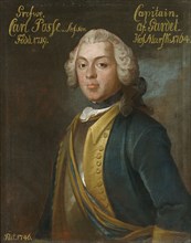 Karl Arvidsson Posse, 1719-91, 1746. Creator: Olof Arenius.