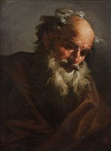 Head of an Old Man, c1700-1735. Creator: Petr Brandl.