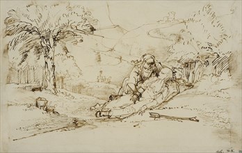 Landscape with Kefalos and Prokris. Creator: Rembrandt Harmensz van Rijn.