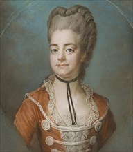 Kristina Augusta von Fersen, 1754-1846, married to Fredrik Adolf Löwenhielm, mid-18th century. Creator: School of Gustaf Lundberg.