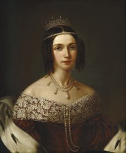 Josefina, 1807-1876, Queen of Sweden and Norway, Princess of Leuchtenberg, 1841. Creator: Sophie Adlersparre.