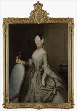 Lovisa Ulrika, 1720-1782, Queen of Sweden, Princess of Prussia, early-mid 18th century. Creator: Workshop of Antoine Pesne.