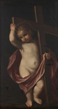 The Christ Child Holding a Cross, 17th century. Creator: After Guercino  (1591-1666)  .