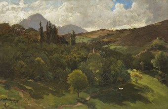 Southern Mountain Landscape. Creator: Alfred Wahlberg.