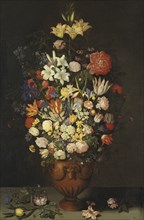 Still Life with a Vase of Flowers, 1620. Creator: Ambrosius Bosschaert the Elder.