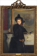 Self portrait, 1889. Creator: Ava Lagercrantz.