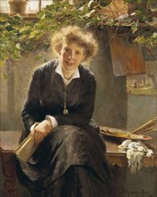 The Artist Jeanna Bauck, 1881. Creator: Bertha Wegmann.