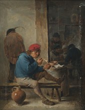 Tavern Scene with Smokers, 1640s. Creator: David Teniers II.