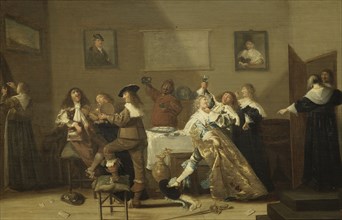 Tavern Scene, 1639. Creator: Dirck Hals.