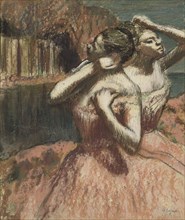 Two Dancers, late 19th-early 20th century. Creator: Edgar Degas.