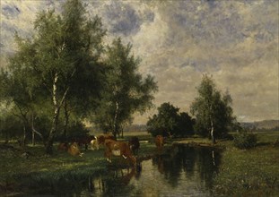 Summer Landscape in Blekinge, 1877. Creator: Johan Edvard Bergh.
