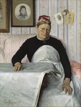 The Housekeeper, Brita Maria (Mussa) Banck, 1890. Creator: Eva Fredrika Bonnier.