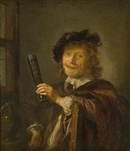 Portrait of a Man, possibly a Self-portrait, late 1640s. Creator: Gerrit Dou.