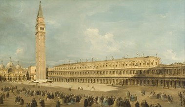 Piazza San Marco in Venice, late 18th-early 19th century. Creator: Giacomo Guardi.