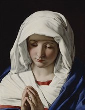 The Virgin praying. Creator: Giovanni Battista Salvi da Sassoferrato.