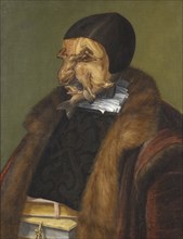 The Lawyer, possibly Ulrich Zasius, 1461-1536, humanist, jurist, 1566. Creator: Giuseppe Arcimboldi.
