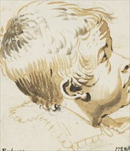 Boy's head, right profile. Creator: Jacob van Campen.