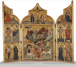 Triptych with the Adoration of the Magi and Saints. Creator: Jacobello del Fiore.