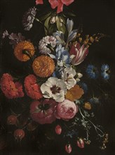 Still Life with a Bouquet of Flowers. Creator: Johann Johnsen.