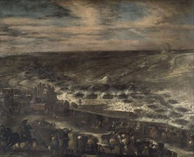 The Battle of Lund. Second clash, mid-17th-early 18th century. Creator: Johann Philip Lemke.