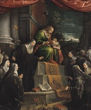 St Anne and the Infant St Mary. Creator: Leandro Bassano.