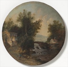 Southern landscape with hikers, 1803. Creator: Louis Belanger.