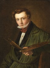 Self-Portrait, 1833. Creator: Louis Gurlitt.