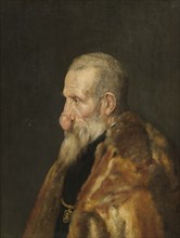 Old Man with a Growth on his Nose, 1645. Creator: Monogrammist Is.