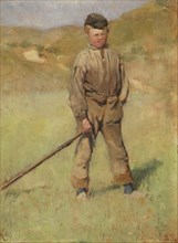 Young boy, motif from Holland, 1883. Creator: Nils Kreuger.