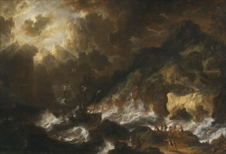 Shipwreck, 1692. Creator: Peter van de Velde.