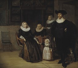 Portrait of a Family, 1661. Creator: Pieter Codde.