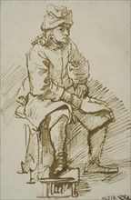 Seated youth. Creator: Rembrandt Harmensz van Rijn.