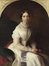 Ann Lovisa Lagerhjelm, born of Geijerstam, 1824-1891, 1851. Creator: Uno Troili.