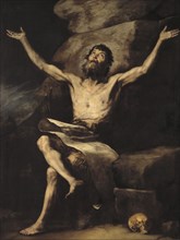 St Paul the Hermit, 1644. Creator: Workshop of Jusepe de Ribera.