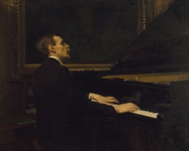 Vilhelm Stenhammar, 1871-1927, composer, 1900. Creator: Robert Thegerstrom.